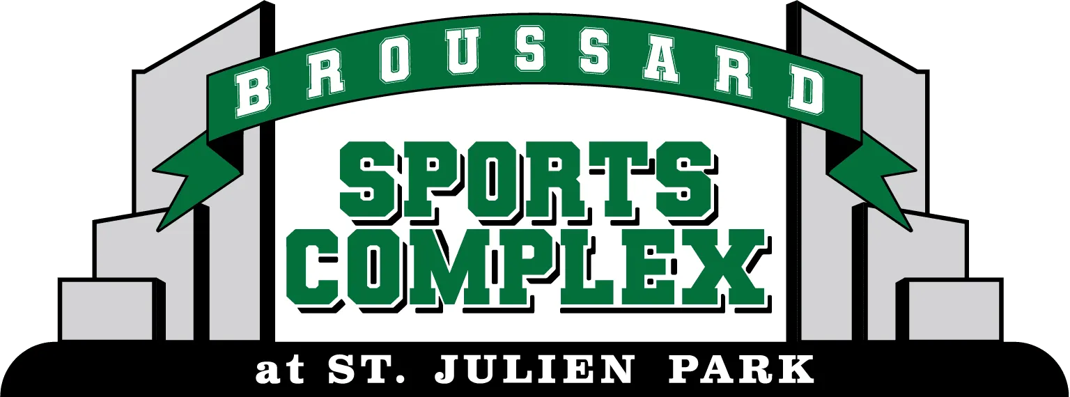Broussard Sports Complex Red Baseball Fields logo