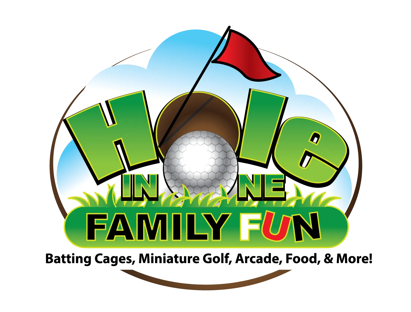 Hole In One Family Fun logo