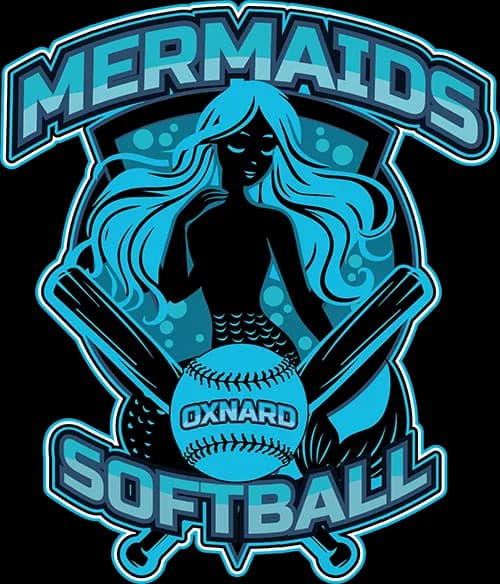 Mermaid Softball League logo