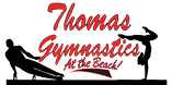 Thomas Gymnastics at the Beach logo