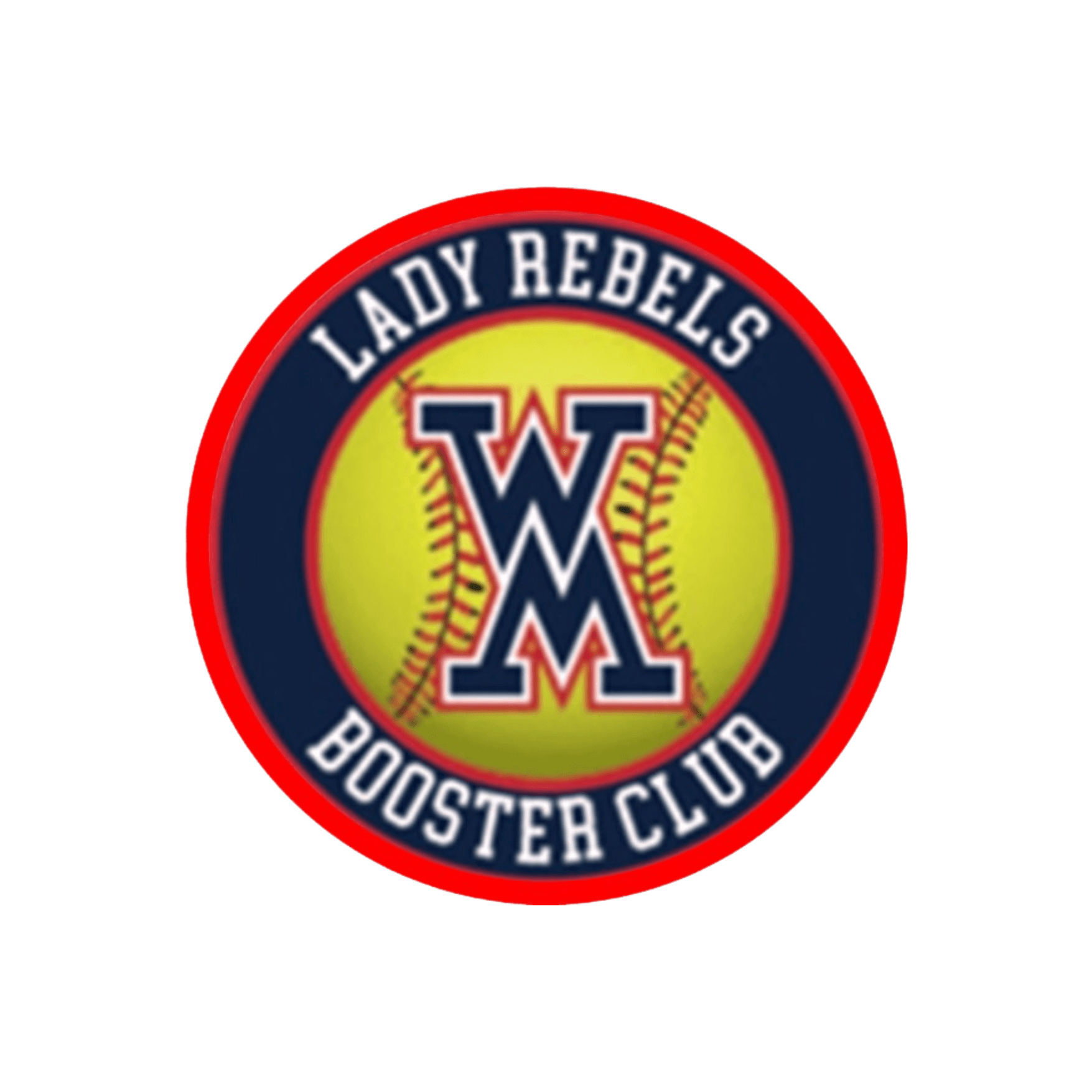 WMHS Lady Rebel Softball Booster Club logo